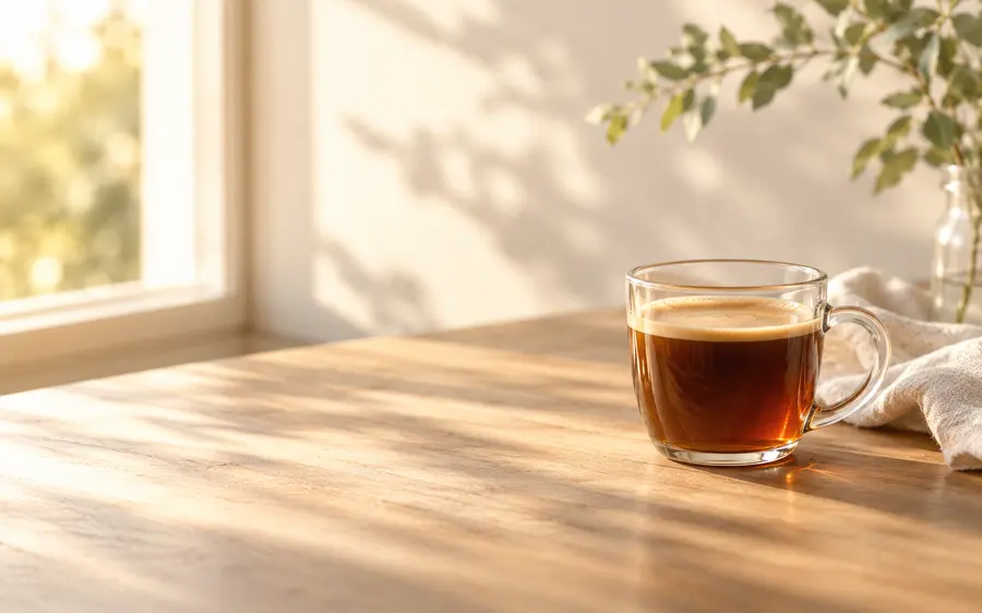 窓辺に置かれたグリーンコーヒー