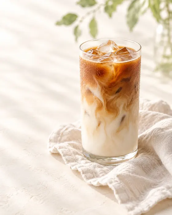 グリーンコーヒーのアイスラテ
