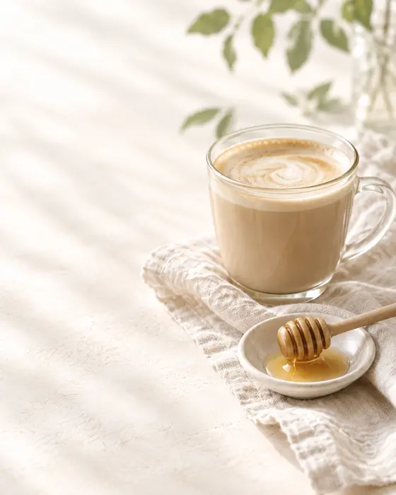 グリーンコーヒーのハニーラテ
